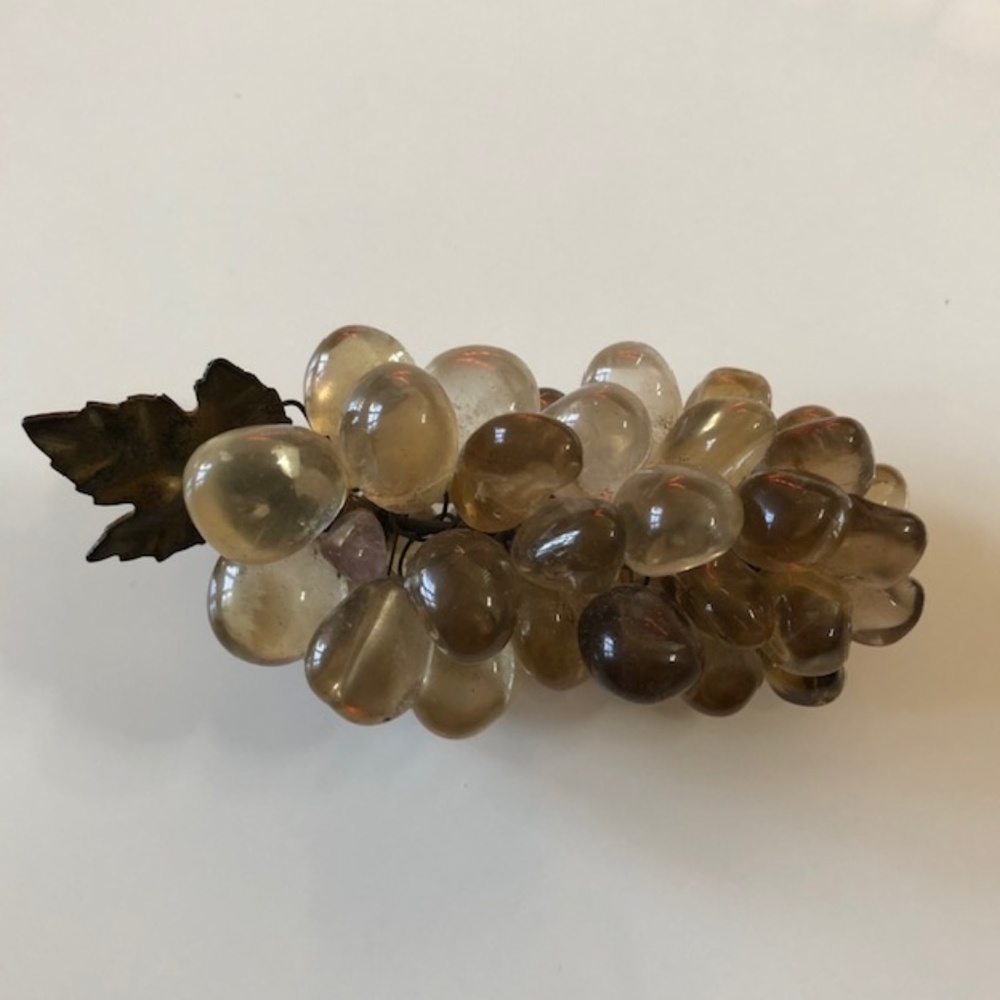 VINTAGE GLASS GRAPE CLUSTER